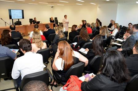 Juízes e servidores de novos CEJUSCs recebem curso de mediação. Crédito: Divulgação/TJRS