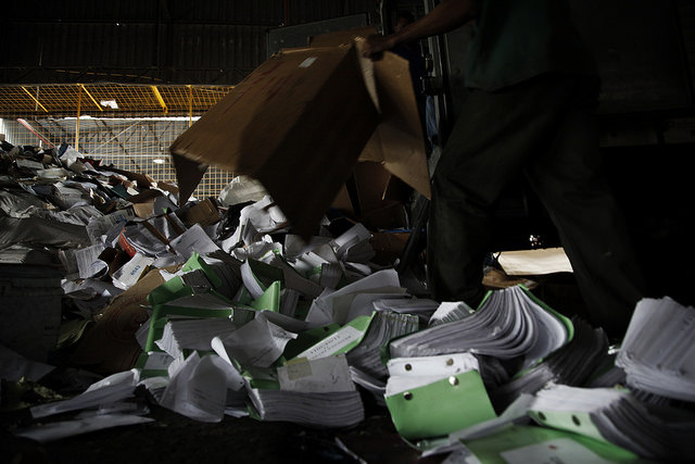 Tribunal envia duas toneladas de papel para reciclagem no Amazonas.Divulgação/TJAM