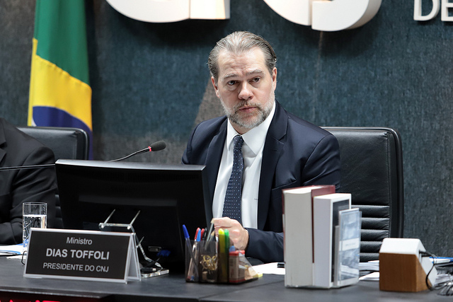 Ministro Dias Toffoli durante a 51u00aa Sessu00e3o Extraordinu00e1ria. FOTO: Luiz Silveira/Agu00eancia CNJ