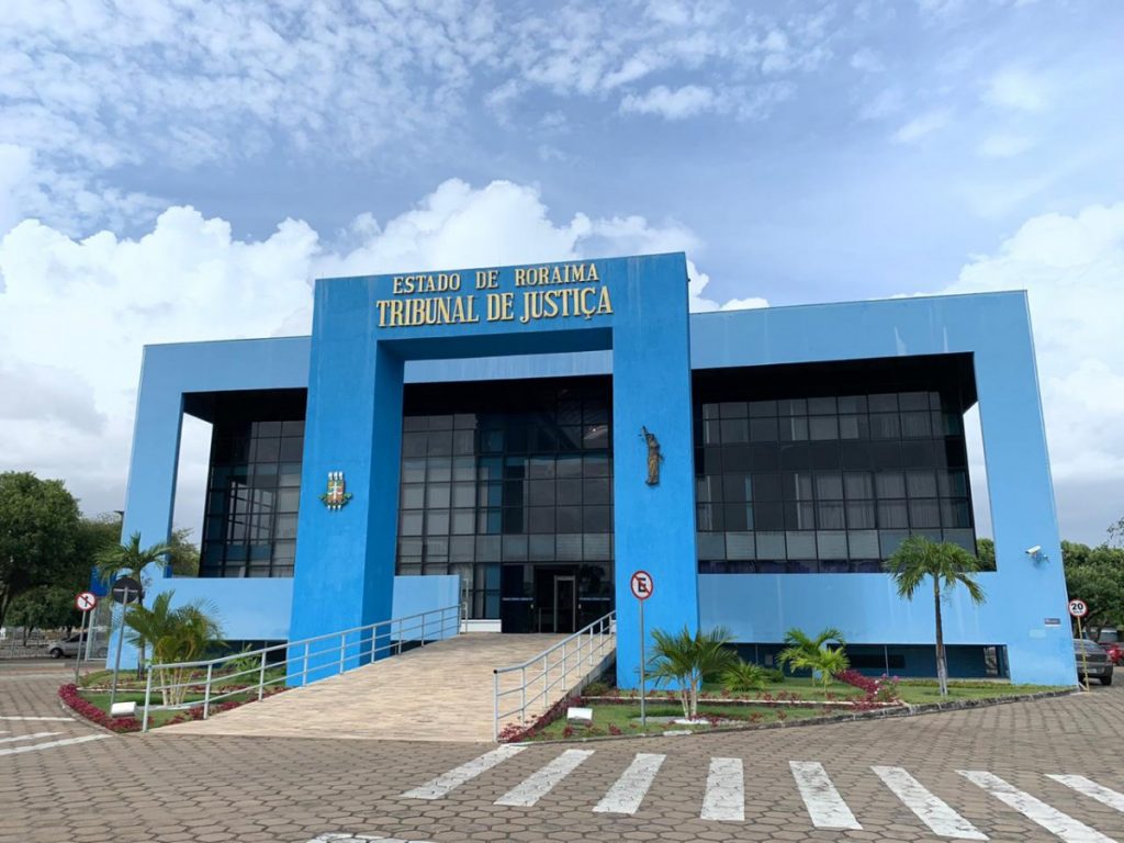 Foto da fachada da sede do Tribunal de Justiça de Roraima (TJRR), em Boa Vista (RR)