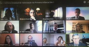 Os participantes do seminário virtual discutiram sobre como tornar realidade as políticas públicas previstas no Marco Legal da Primeira Infância