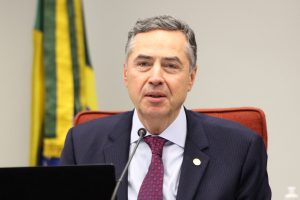 Foto do ministro Roberto Barroso durante audiência pública do STF, em 22 de setembro de 2020.