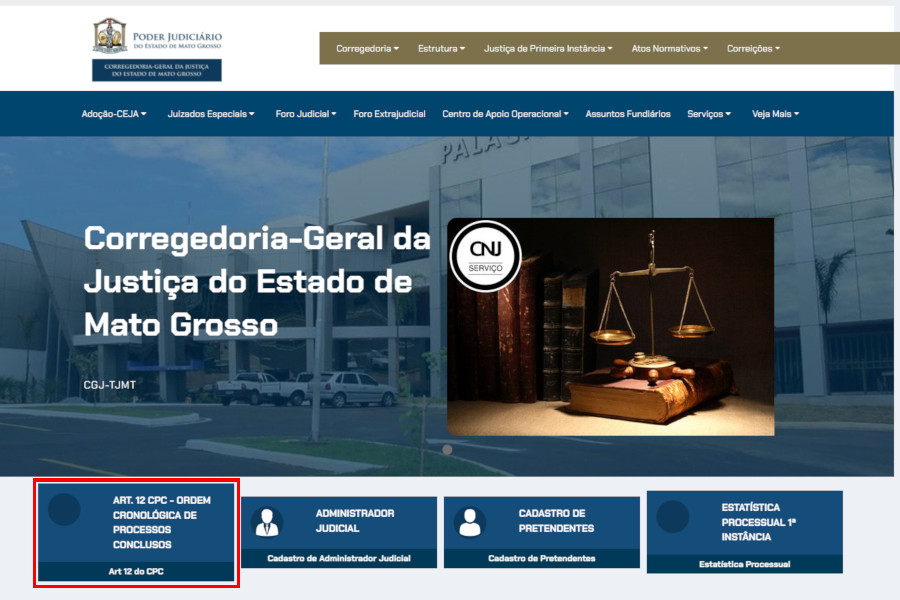 Leia mais sobre o artigo Painel apresenta ordem cronológica de processos para julgamento em Mato Grosso
