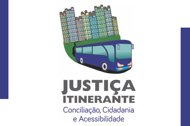 Logomarca do Programa Justiça Itinerante do TJPE.