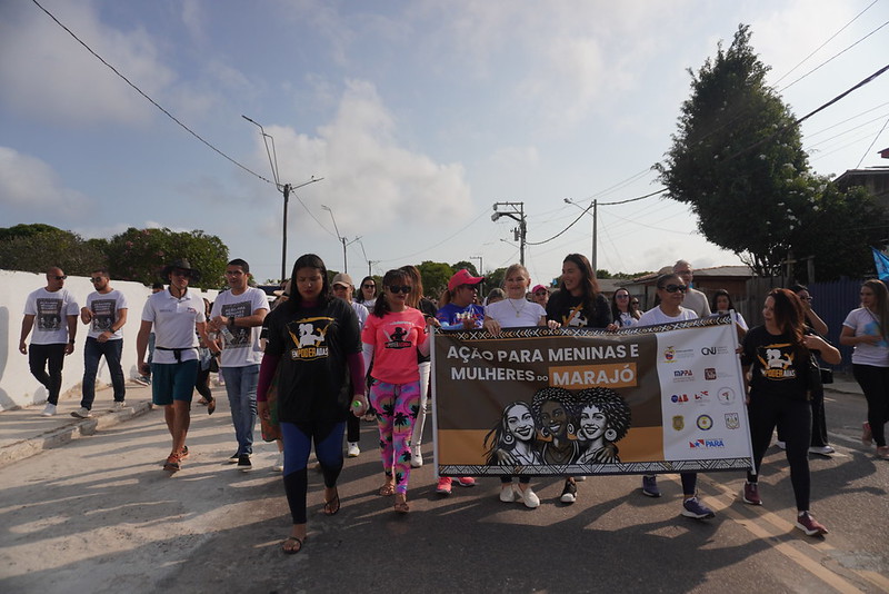 Você está visualizando atualmente Passeata em Portel (PA) marca fim da 2.ª etapa da Ação para Meninas e Mulheres do Marajó