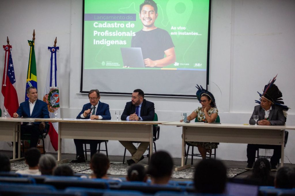 lançamento do Cadastro de Profissionais Indígenas pelo TJAM