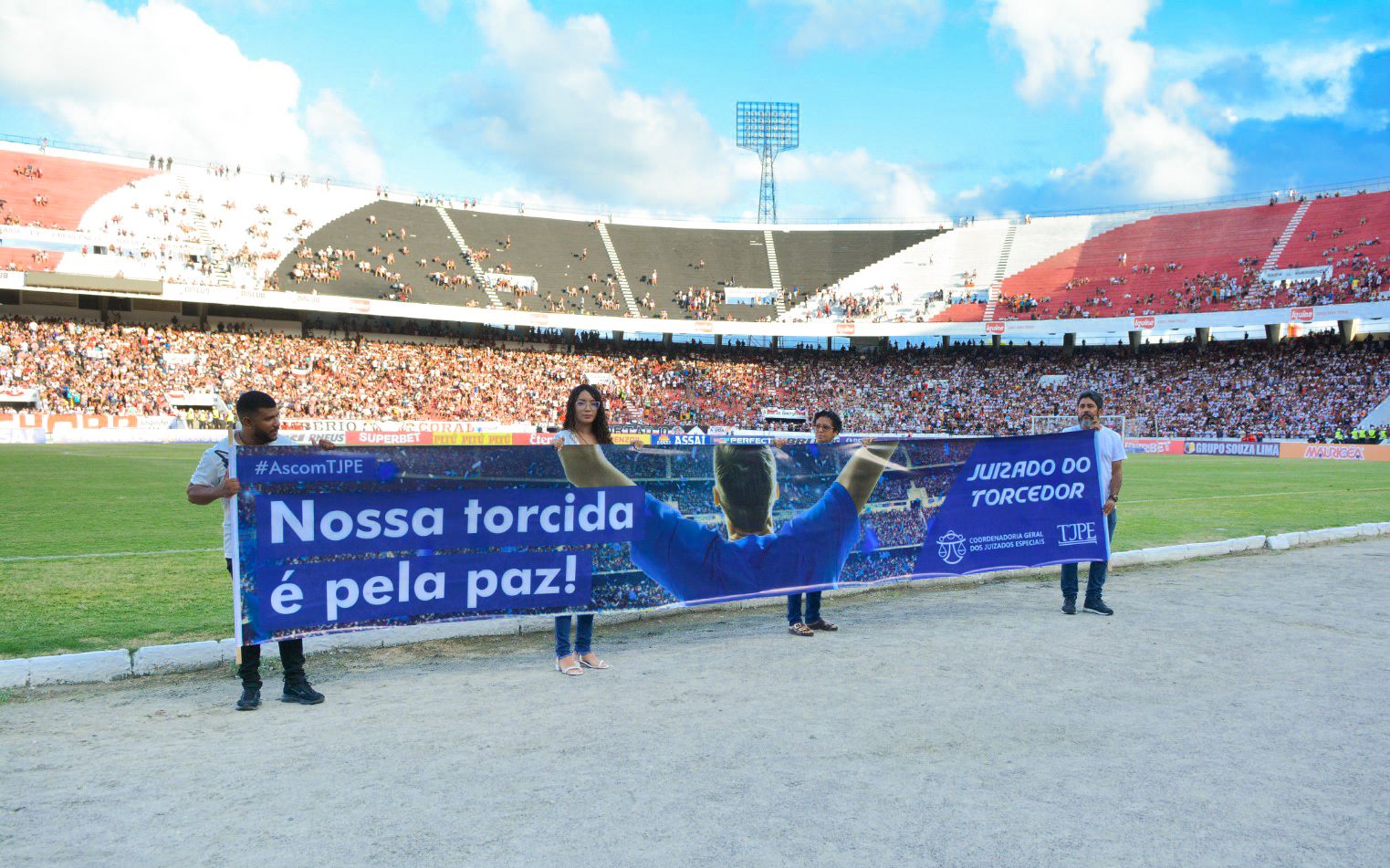 Você está visualizando atualmente Tribunal pernambucano inicia campanha pela paz nos estádios do estado