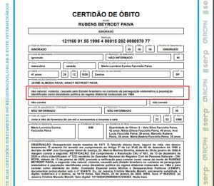 Leia mais sobre o artigo Cartórios devem cumprir resolução do CNJ sobre certidão de óbito de vítimas da ditadura